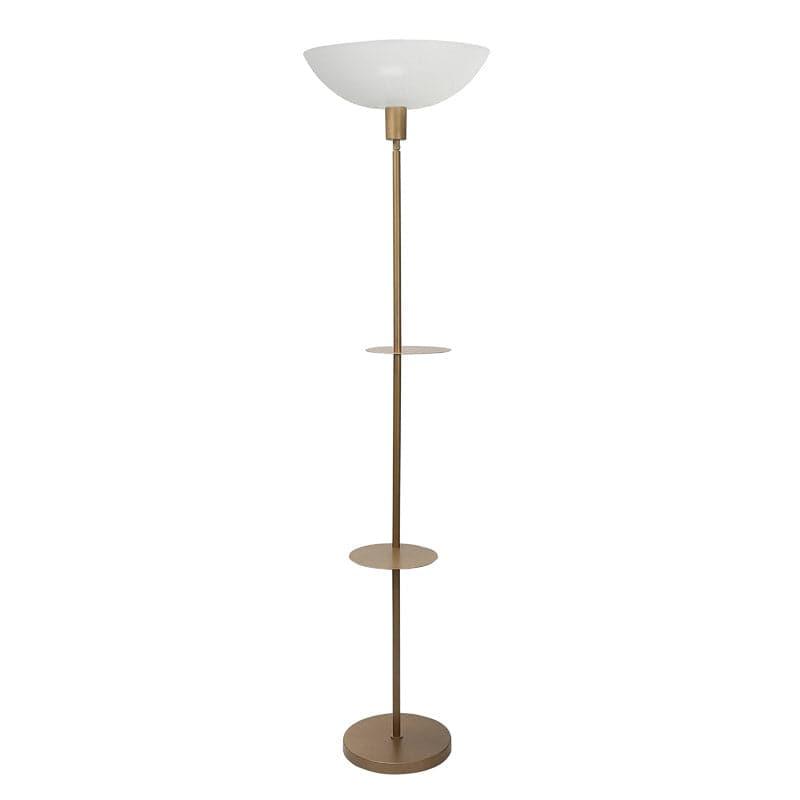 Floor Lamp - Corvina Gold Floor Lamp With Shelf