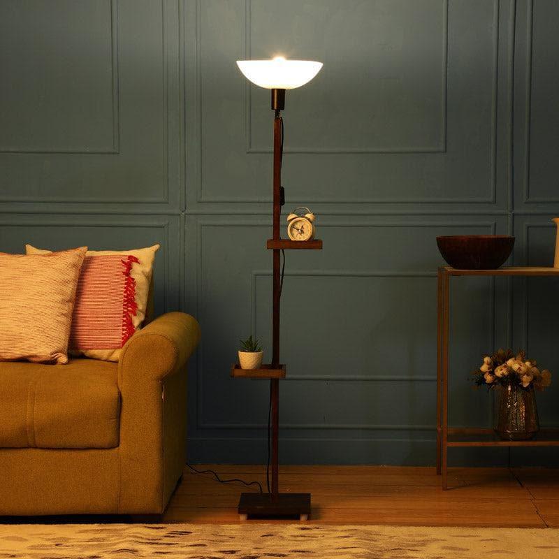 Buy Corvina Hiro Floor Lamp With Shelf Floor Lamp from Vaaree