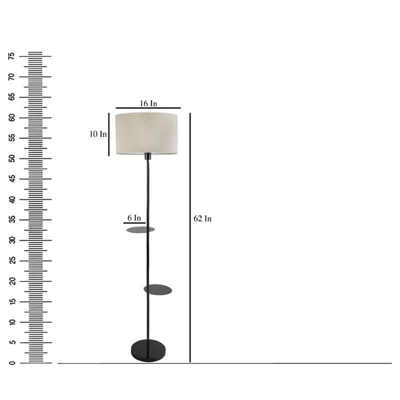 Floor Lamp - Davina Mirage Floor lamp With Shelf