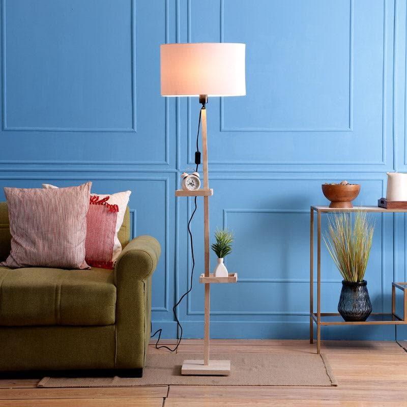 Buy Floor Lamp - Davina Moga Floor Lamp With Shelf at Vaaree online