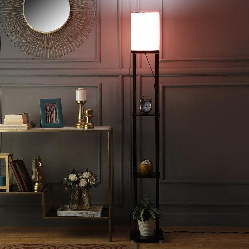 Floor Lamp - Diora Gleam Floor Lamp With Shelf