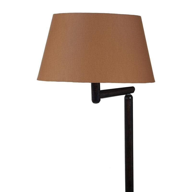 Buy Eartha Enya Floor Lamp With Shelf - Brown Floor Lamp from Vaaree