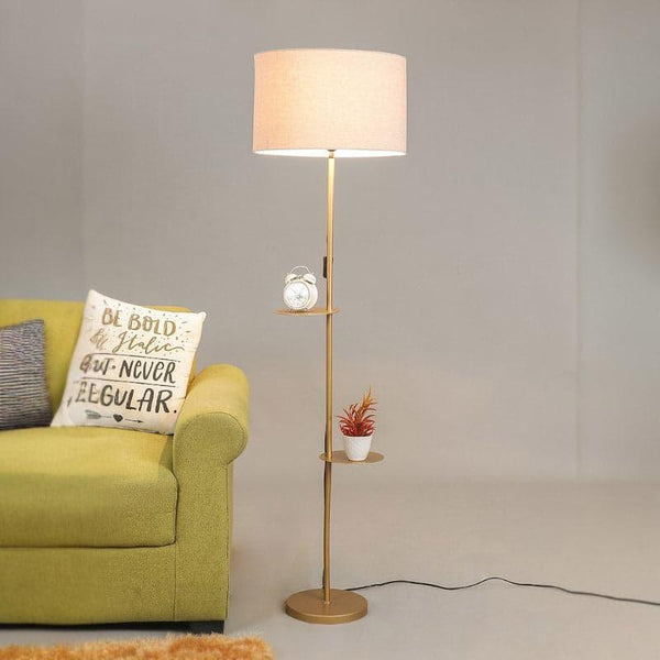 Floor Lamp - Edoril Lori Floor Lamp With Shelf