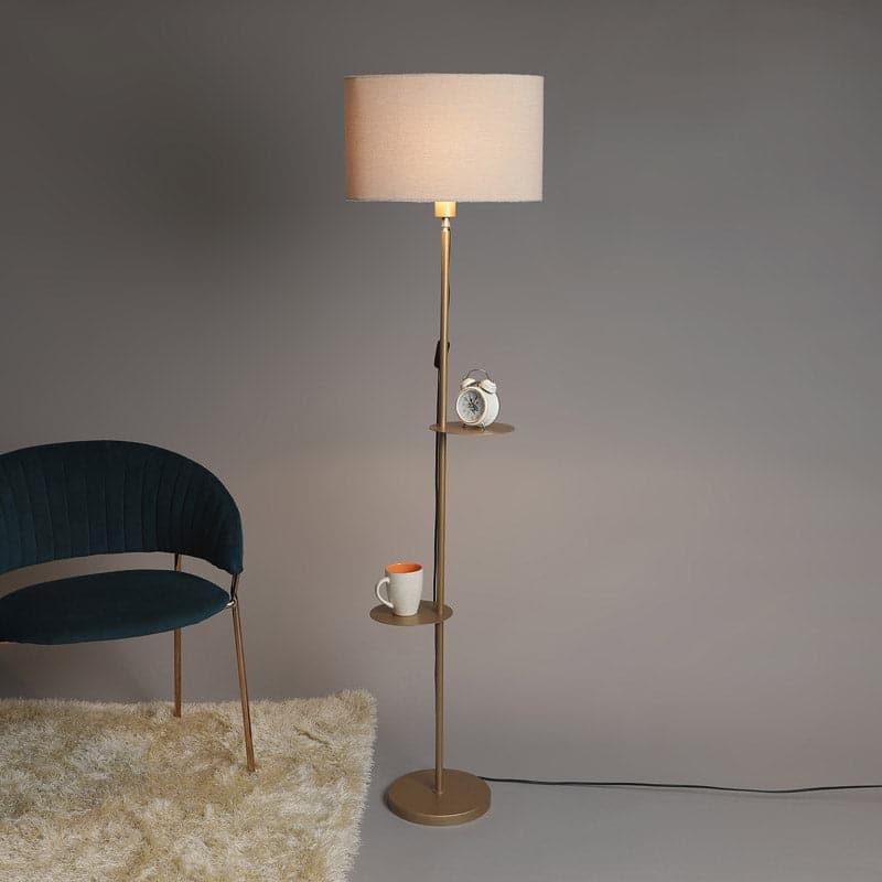 Floor Lamp - Eisa Dawn Floor Lamp With Shelf