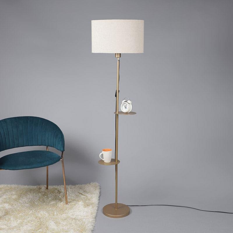 Floor Lamp - Eisa Dawn Floor Lamp With Shelf