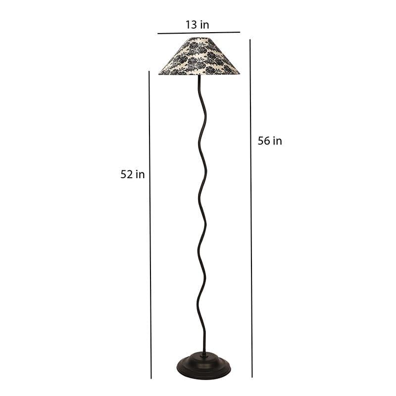 Buy Filigree Wavo Floor Lamp Floor Lamp from Vaaree