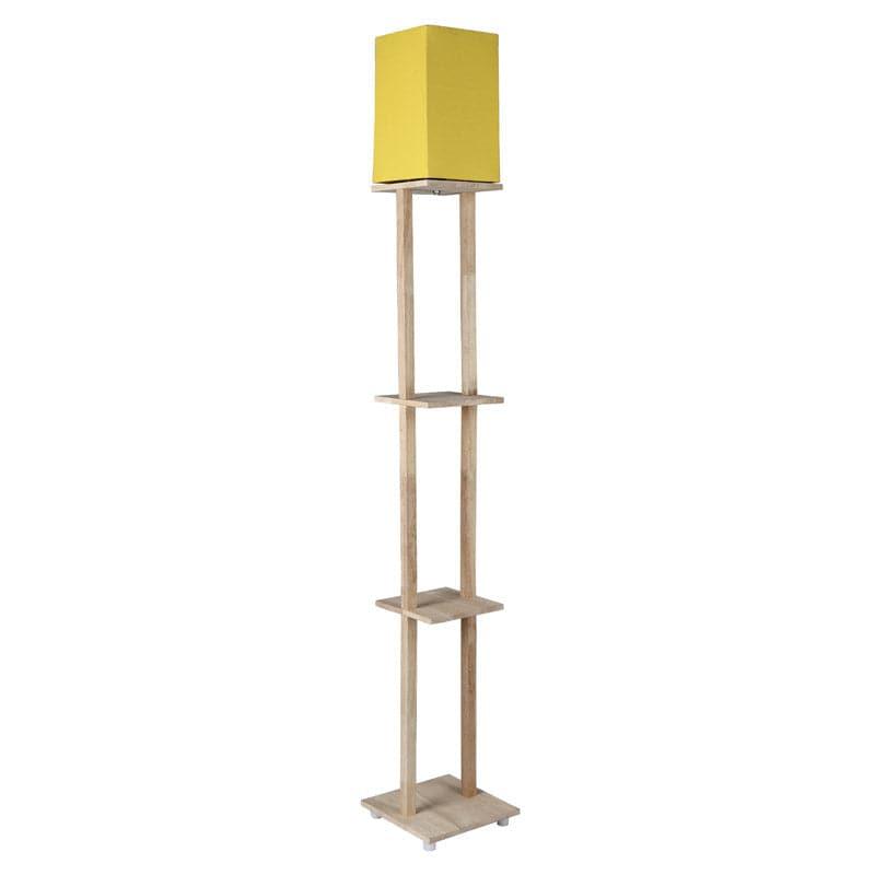 Floor Lamp - Honey Gleam Floor Lamp With Shelf