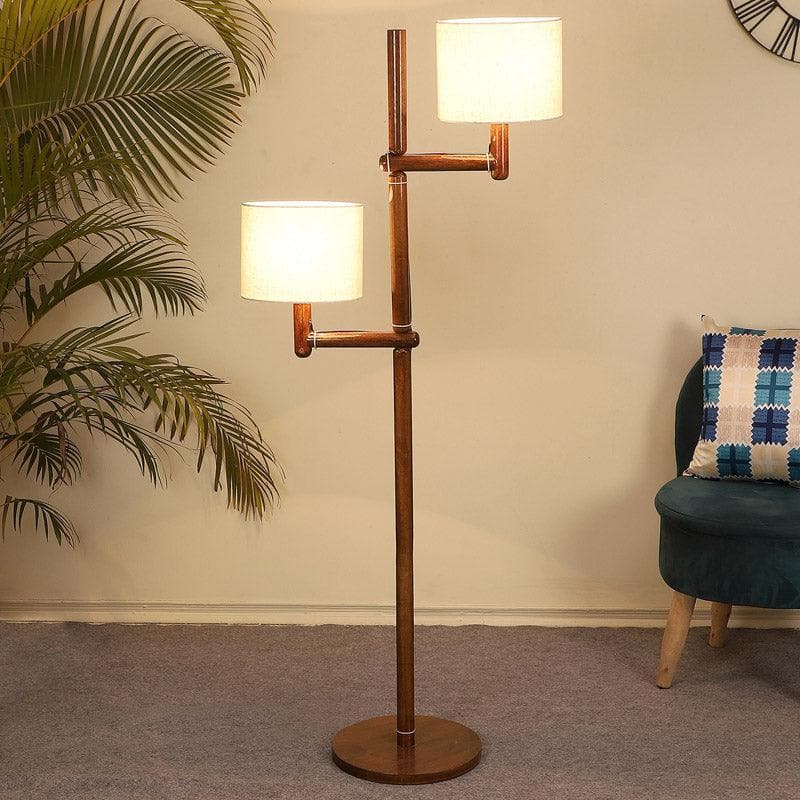 Buy Jijo Jasto Floor Lamp - Cream Floor Lamp from Vaaree