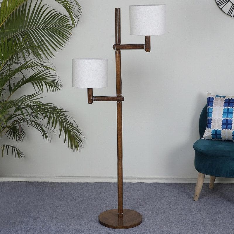 Buy Jijo Jasto Floor Lamp - Cream Floor Lamp from Vaaree