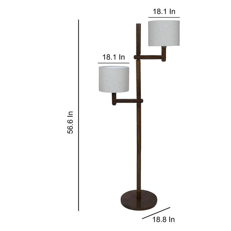 Buy Jijo Jasto Floor Lamp - Cream Floor Lamp from Vaaree