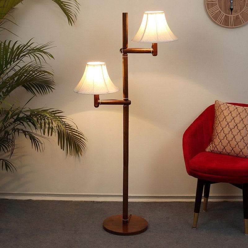 Buy Jijo Jasto Floor Lamp - Ivory Floor Lamp from Vaaree