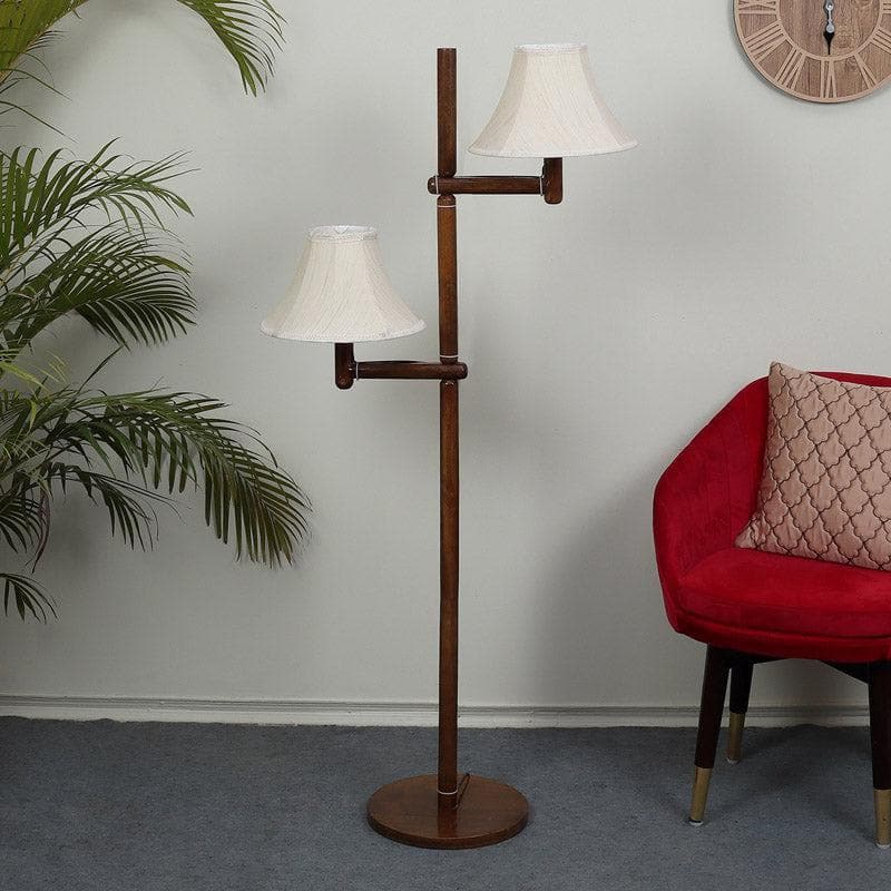 Buy Jijo Jasto Floor Lamp - Ivory Floor Lamp from Vaaree