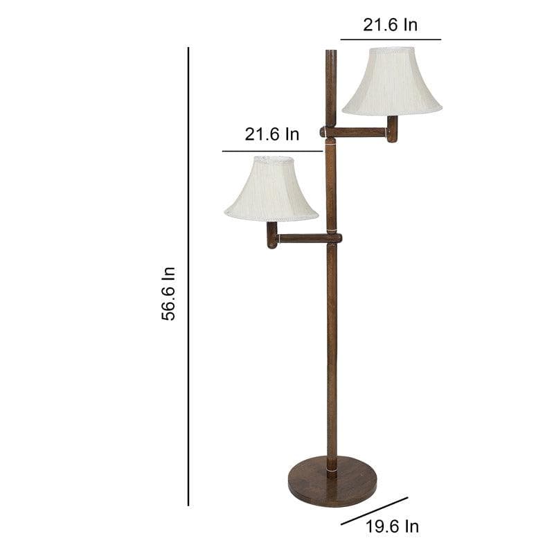 Buy Jijo Jasto Floor Lamp - Ivory Floor Lamp from Vaaree