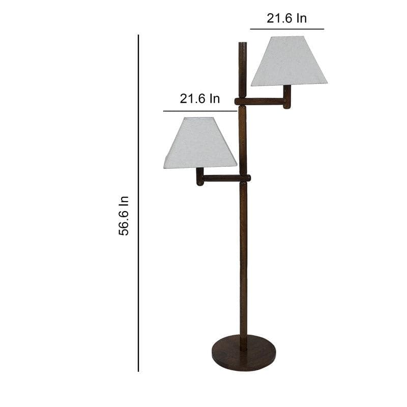 Buy Jijo Jasto Floor Lamp - White Floor Lamp from Vaaree