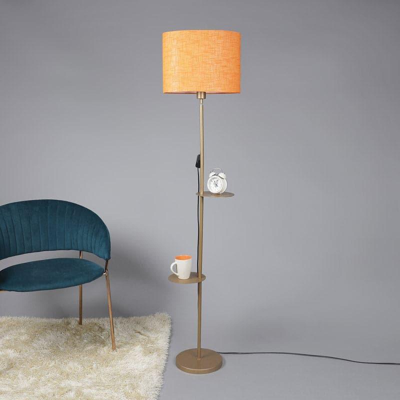 Floor Lamp - Kyomi Dawn Floor Lamp With Shelf