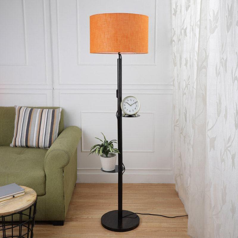 Floor Lamp - Kyomi Musa Floor Lamp With Shelf