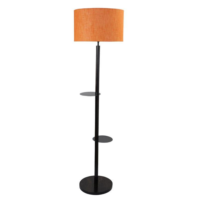 Floor Lamp - Kyomi Musa Floor Lamp With Shelf