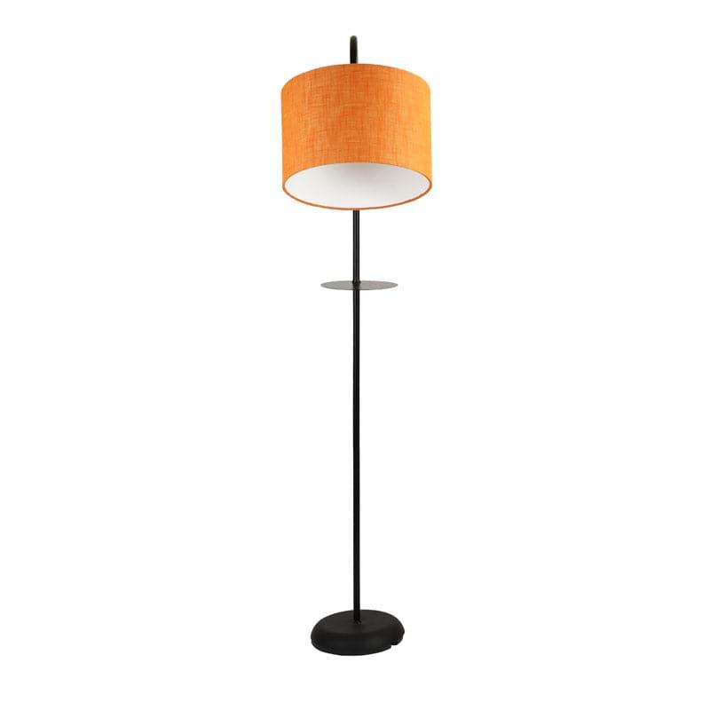 Floor Lamp - Kyomi Nyxa Floor Lamp With Shelf