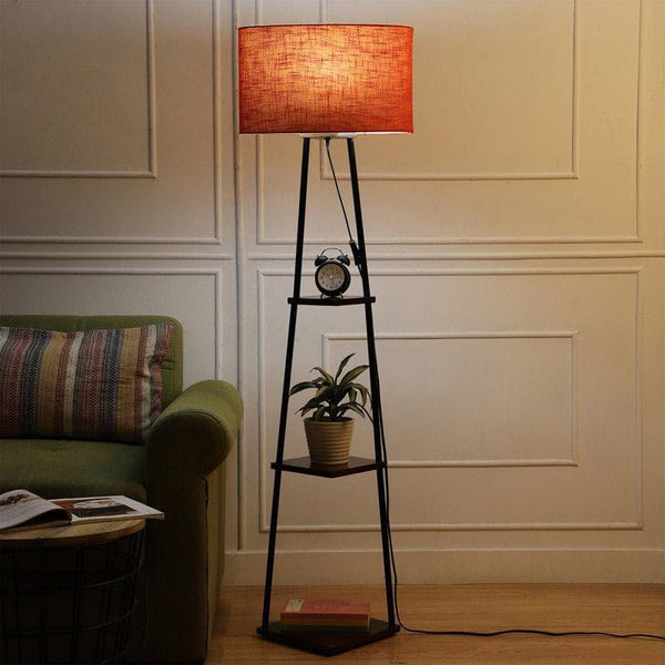 Floor Lamp - Mirami Black Pyramid Floor Lamp