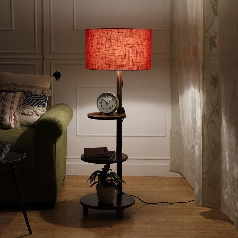 Buy Mirami Runa Floor Lamp With Shelf Floor Lamp from Vaaree