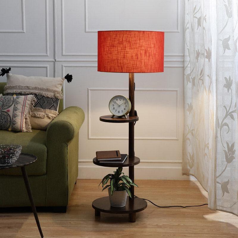 Buy Mirami Runa Floor Lamp With Shelf Floor Lamp from Vaaree