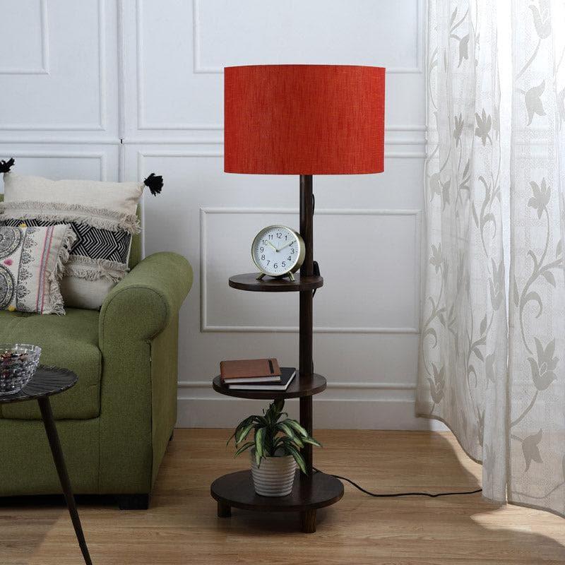 Buy Mirami Runa Floor Lamp With Shelf Floor Lamp from Vaaree