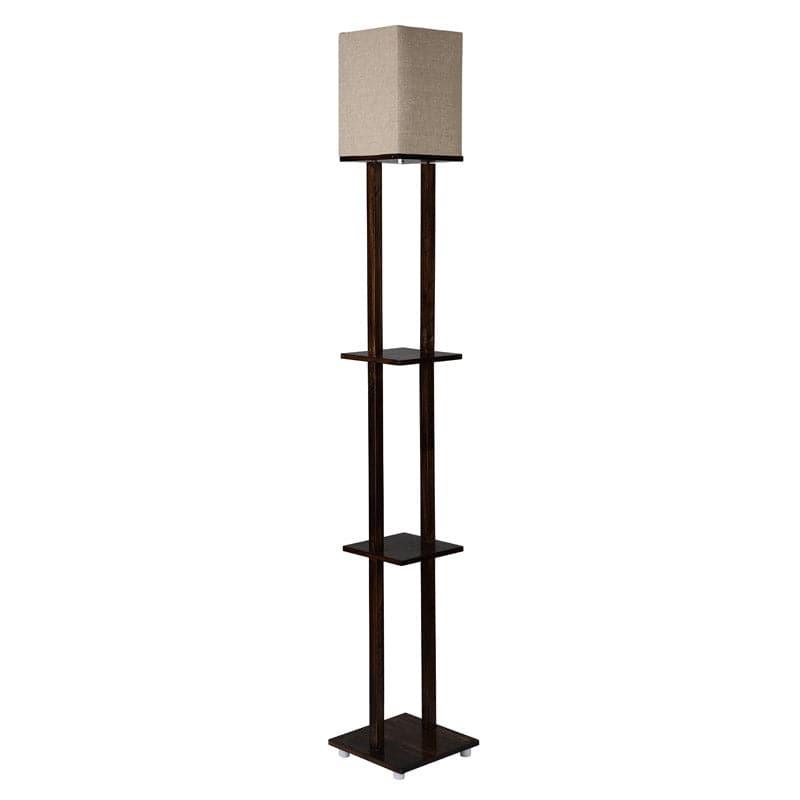 Buy Mystie Gleam Floor Lamp With Shelf Floor Lamp from Vaaree