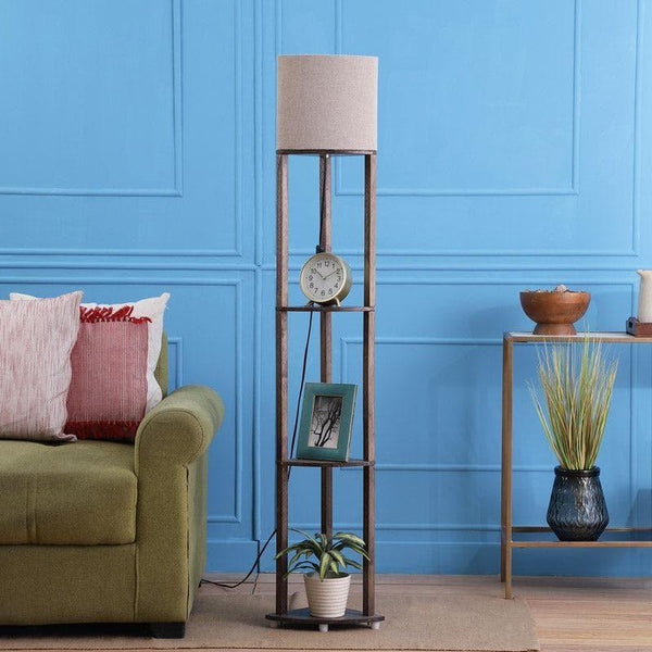 Buy Floor Lamp - Mystie Yuno Floor Lamp With Shelf at Vaaree online