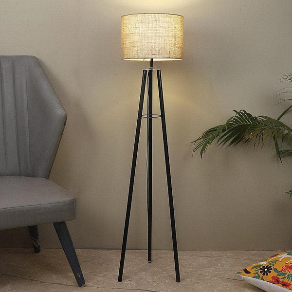 Floor Lamp - Natura Casper Floor Lamp - Beige