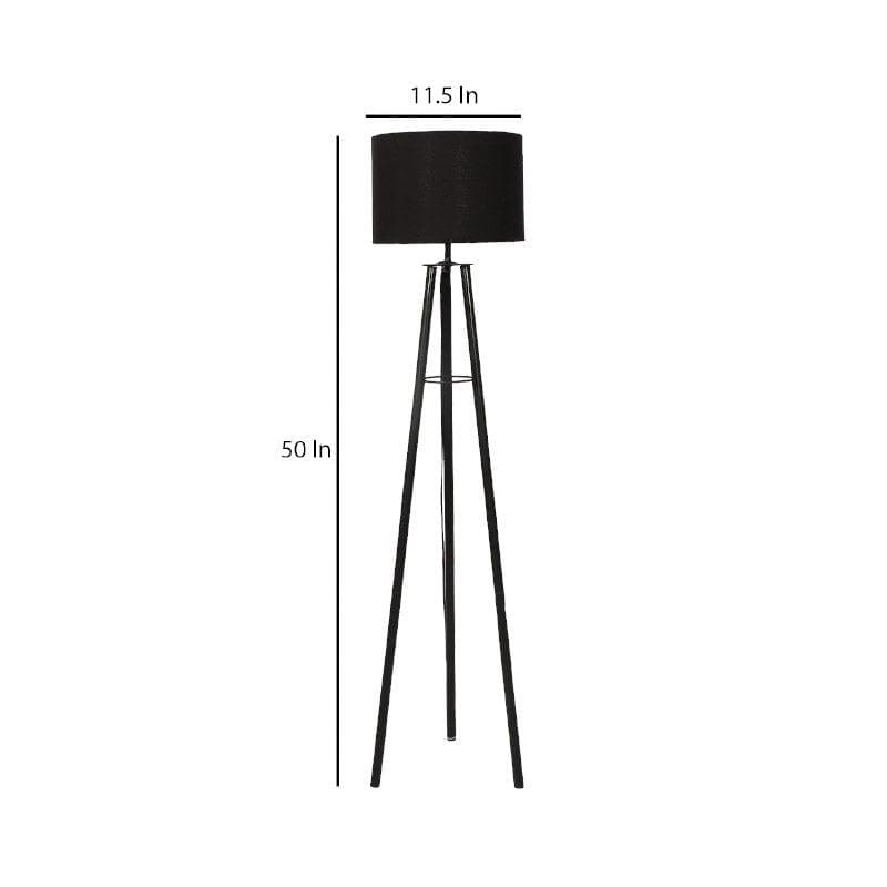 Buy Natura Casper Floor Lamp - Black Floor Lamp from Vaaree