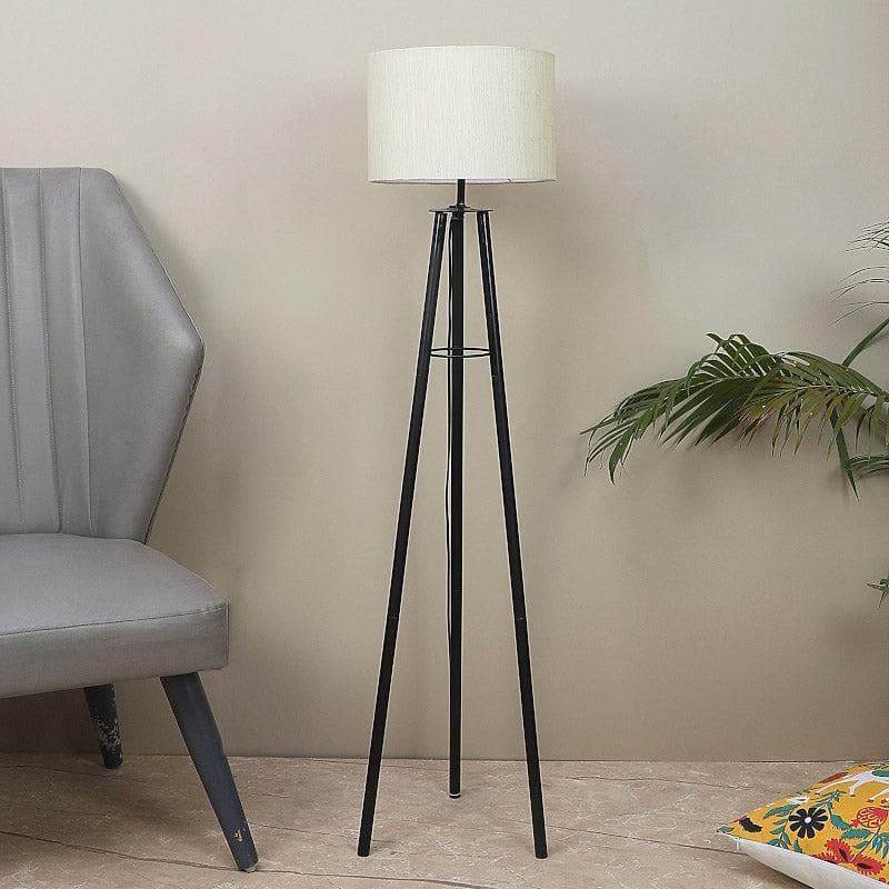 Buy Natura Casper Floor Lamp - Ivory Floor Lamp from Vaaree