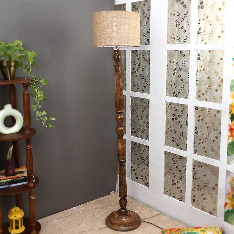 Buy Natura Jome Floor Lamp - Cream Floor Lamp from Vaaree