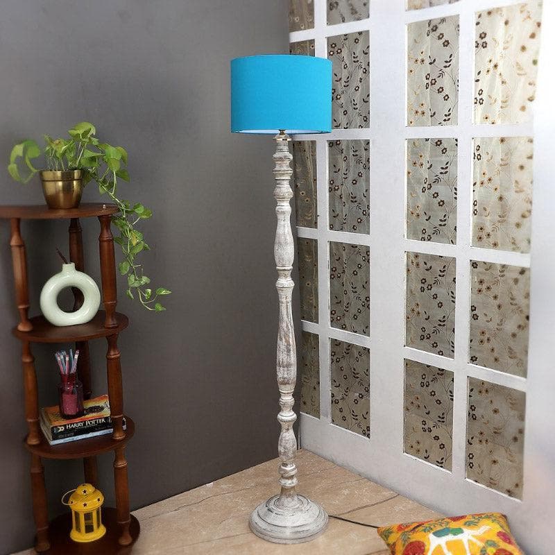 Buy Natura Vivi Floor Lamp - Blue Floor Lamp from Vaaree