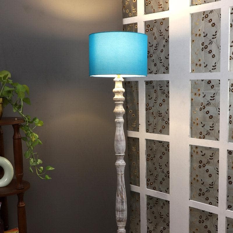 Buy Natura Vivi Floor Lamp - Blue Floor Lamp from Vaaree