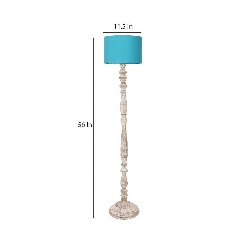 Buy Natura Vivi Floor Lamp - Blue Floor Lamp from Vaaree