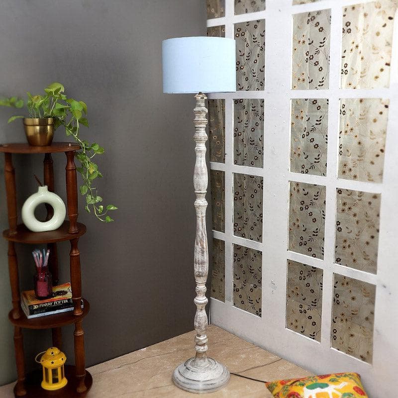 Buy Natura Vivi Floor Lamp - White Floor Lamp from Vaaree