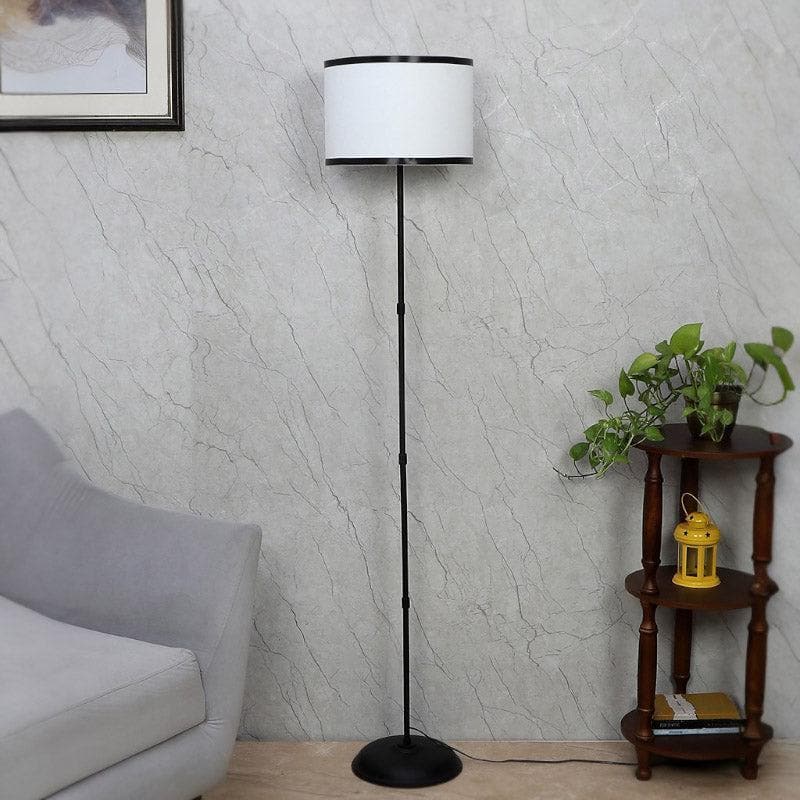 Buy Prada Pisto Floor Lamp - White & Black Floor Lamp from Vaaree