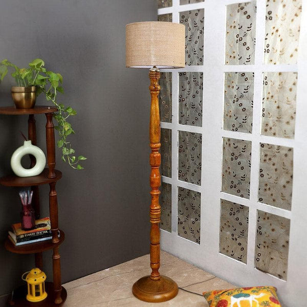 Buy Floor Lamp - Romero Floor Lamp - Beige at Vaaree online