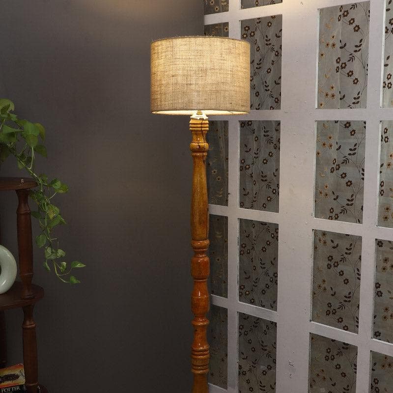 Buy Romero Floor Lamp - Beige Floor Lamp from Vaaree