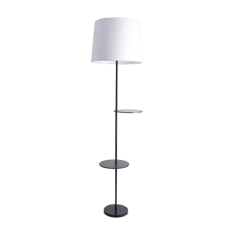 Floor Lamp - Rothnia Black Floor Lamp With Shelf