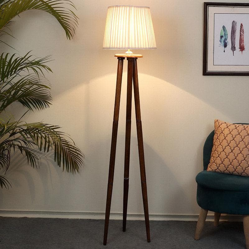 Buy Ruella Bambi Floor Lamp - Ivory Floor Lamp from Vaaree