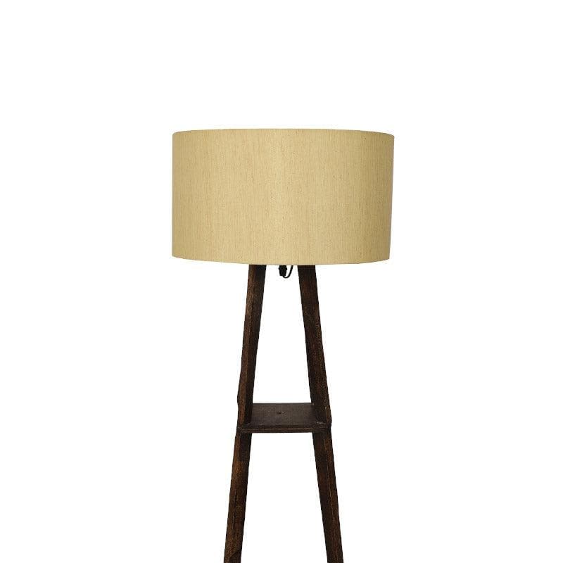 Floor Lamp - Seasa Wistera Floor Lamp With Shelf - Beige