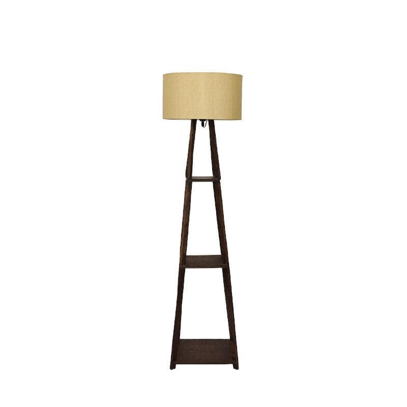 Floor Lamp - Seasa Wistera Floor Lamp With Shelf - Beige