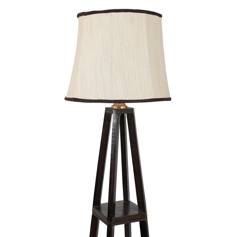 Floor Lamp - Seasa Wistera Floor Lamp With Shelf - Ivory