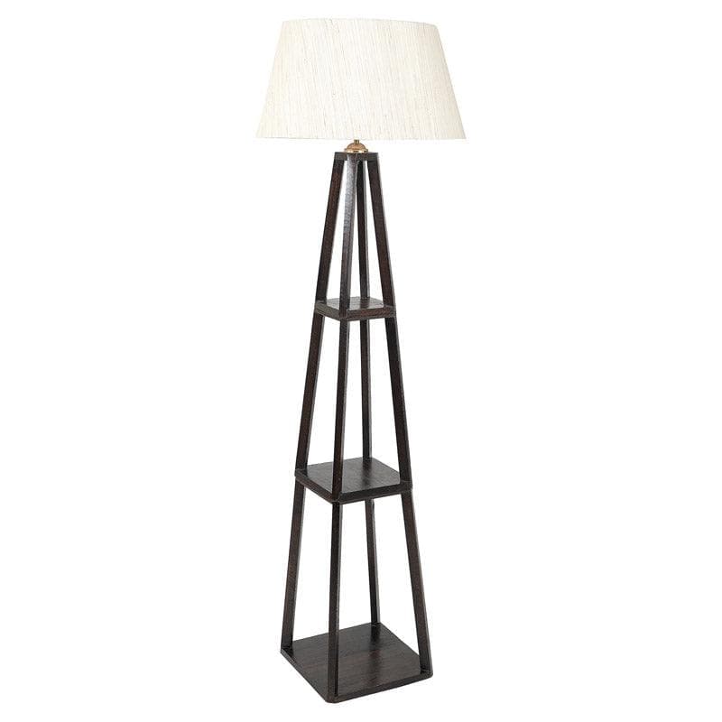 Floor Lamp - Seasa Wistera Floor Lamp With Shelf - Light Beige