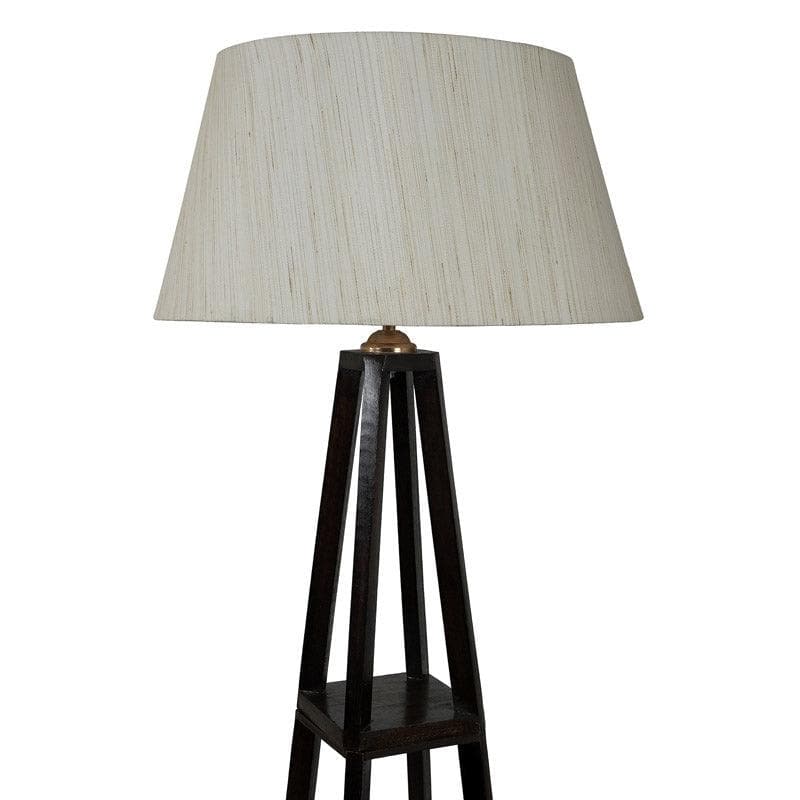 Floor Lamp - Seasa Wistera Floor Lamp With Shelf - Light Beige