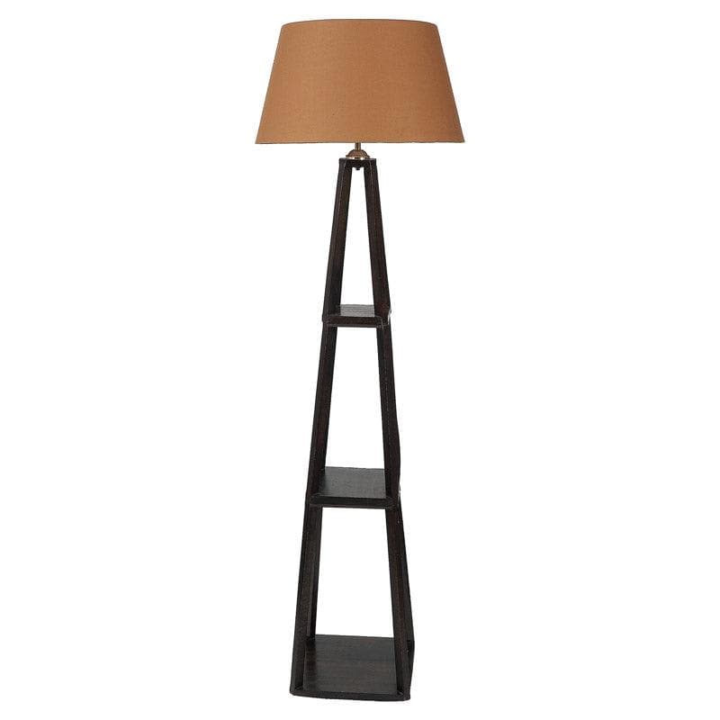 Floor Lamp - Seasa Wistera Floor Lamp With Shelf - Orange