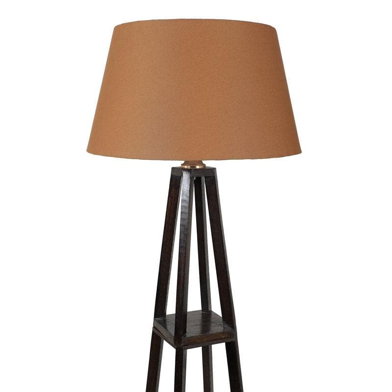 Floor Lamp - Seasa Wistera Floor Lamp With Shelf - Orange