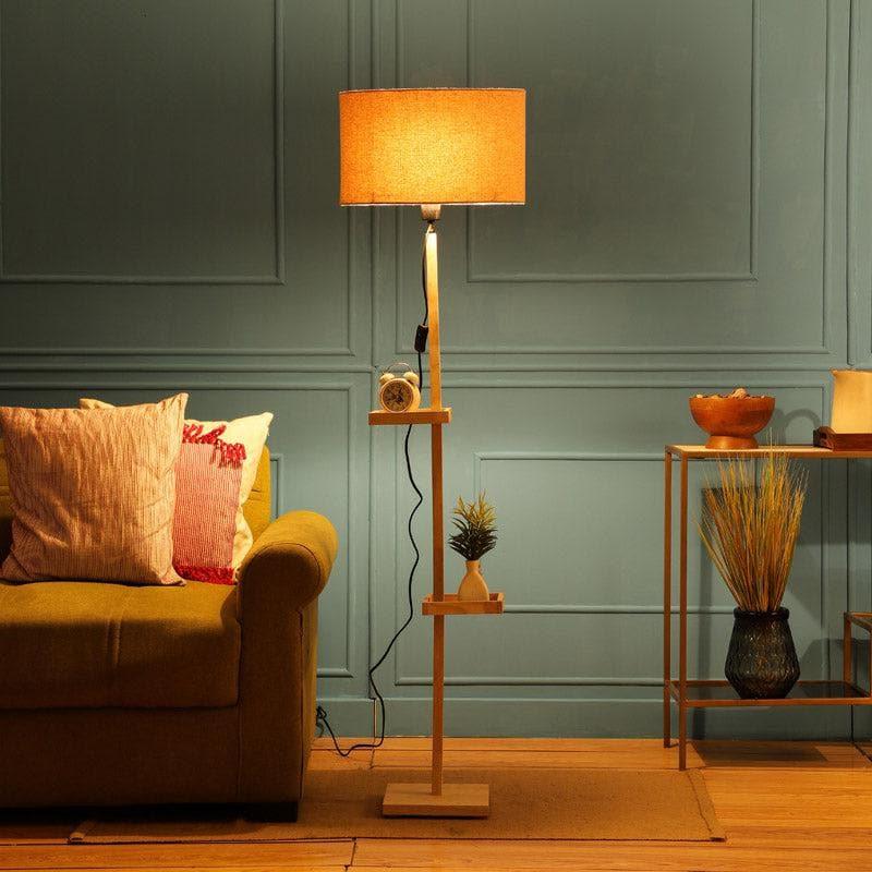 Floor Lamp - Seira Moga Floor Lamp With Shelf