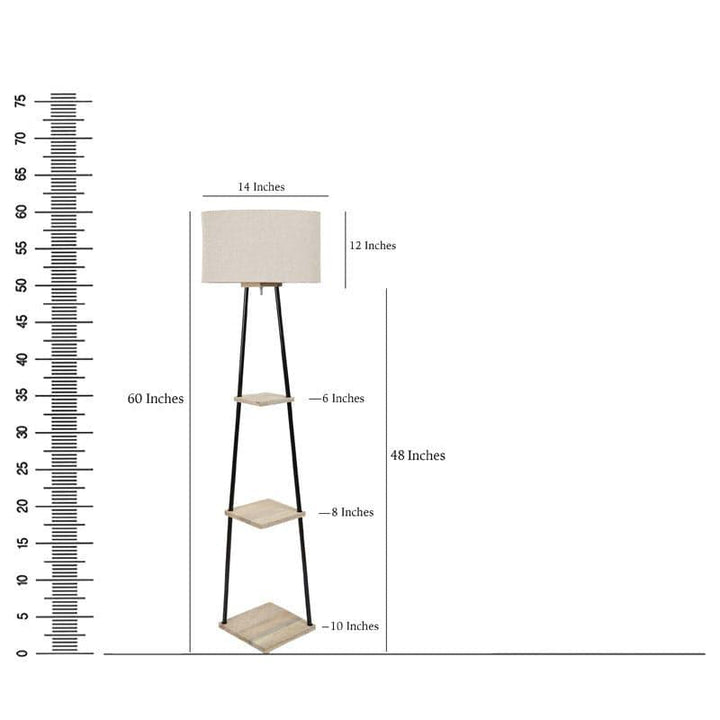 Floor Lamp - Seira Pyramid Floor Lamp